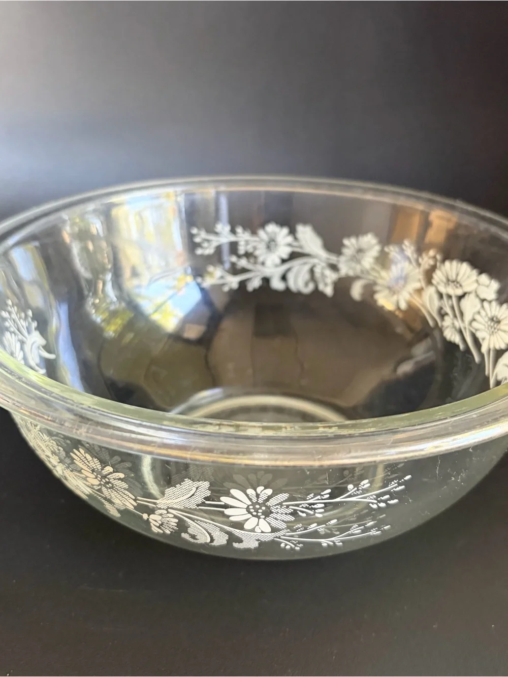 Pyrex vintage clear
